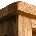Surrey Oak Large Bookcase by Roseland Furniture