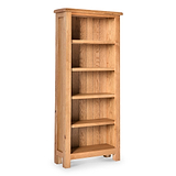 Surrey Oak Slim Bookcase from Roseland Furniture