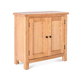 Surrey Oak Small Cupboard from Roseland Furniture