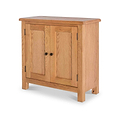 Surrey Oak Small Cupboard from Roseland Furniture