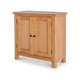 Surrey Oak Small Cupboard from Roseland Furniture