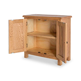 Surrey Oak Small Cupboard from Roseland Furniture
