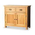 Surrey Oak Small Sideboard from Roseland Furniture