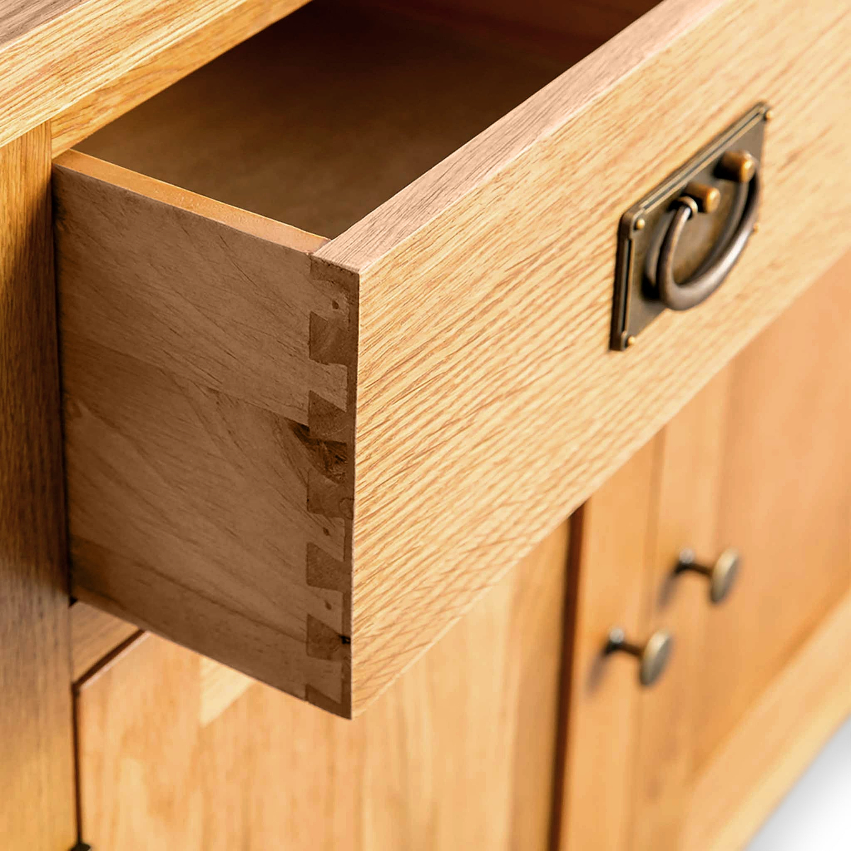 Surrey Oak Small Sideboard from Roseland Furniture