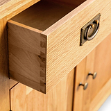 Surrey Oak Small Sideboard from Roseland Furniture