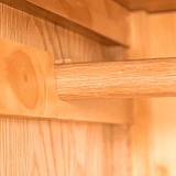 Surrey Oak Triple Wardrobe & Drawers from Roseland Furniture