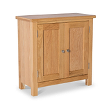London Oak Small Cupboard from Roseland Furniture