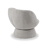 Kendal Woven Chenille Tulip Swivel Chair Natural from Roseland Furniture