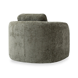 Irving Chenille Swivel Chair Olive from Roseland Furniture