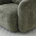 Irving Chenille Swivel Chair Olive from Roseland Furniture