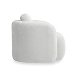 Irving Chenille Swivel Chair Natural from Roseland Furniture