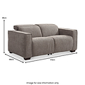 Beaumont Chenille 2 Seater Sofa Recliner Sofa dimensions