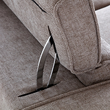 Beaumont-chenille-3-seater-recliner-sofa from Roseland Furniture
