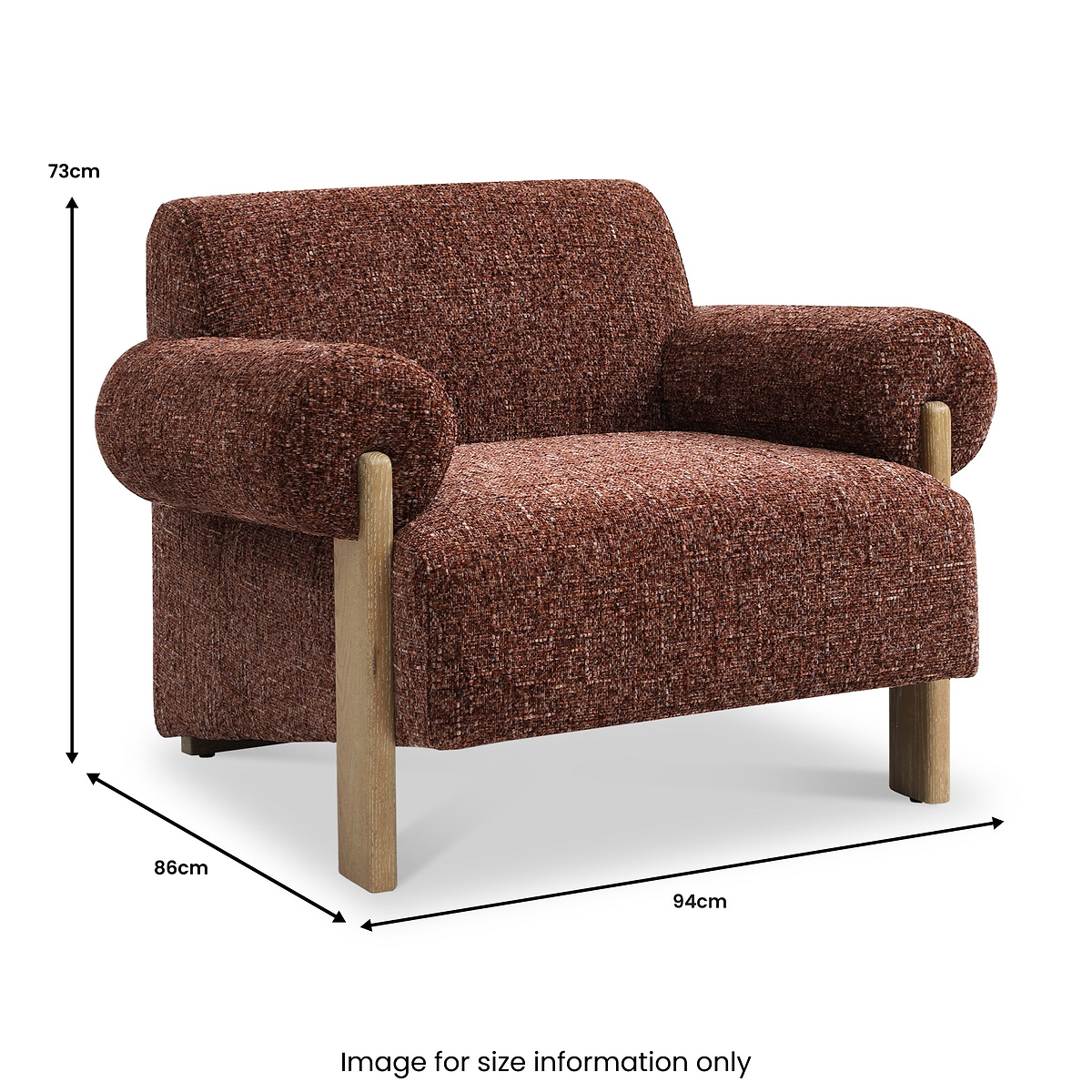 Karla Armchair Ruby from Roseland Furniture
