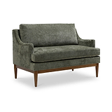 Kendrick Chenille 2 Seater Sofa Olive from Roseland Furniture