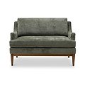 Kendrick Chenille 2 Seater Sofa Olive from Roseland Furniture