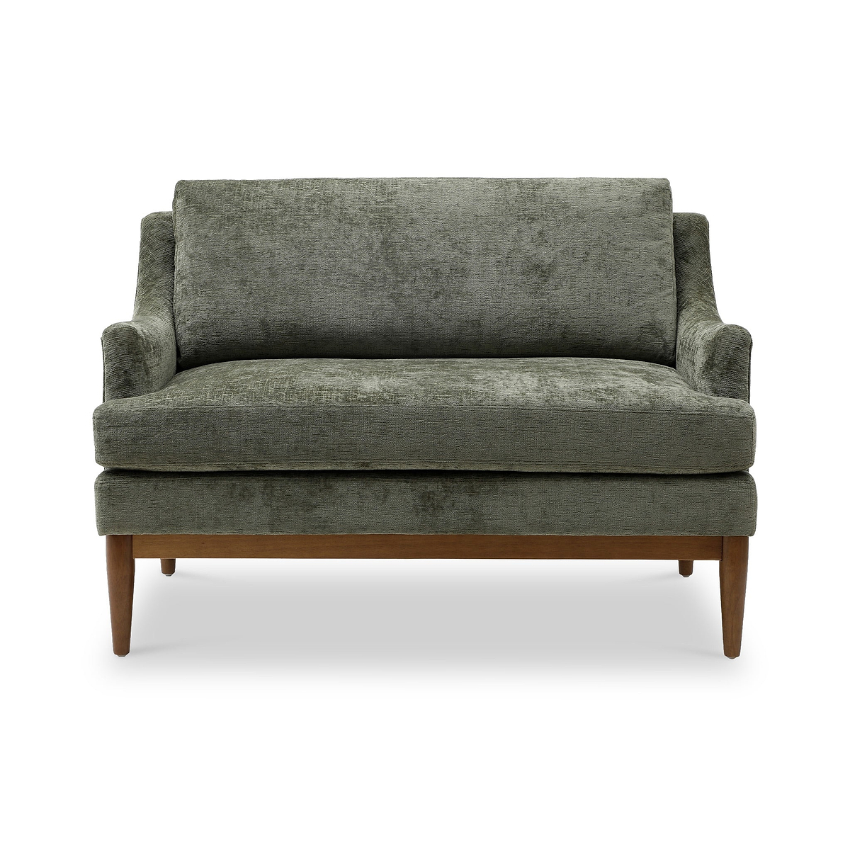 Kendrick Chenille 2 Seater Sofa Olive from Roseland Furniture