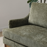 Kendrick Chenille 2 Seater Sofa Olive from Roseland Furniture