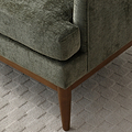 Kendrick Chenille 2 Seater Sofa Olive from Roseland Furniture