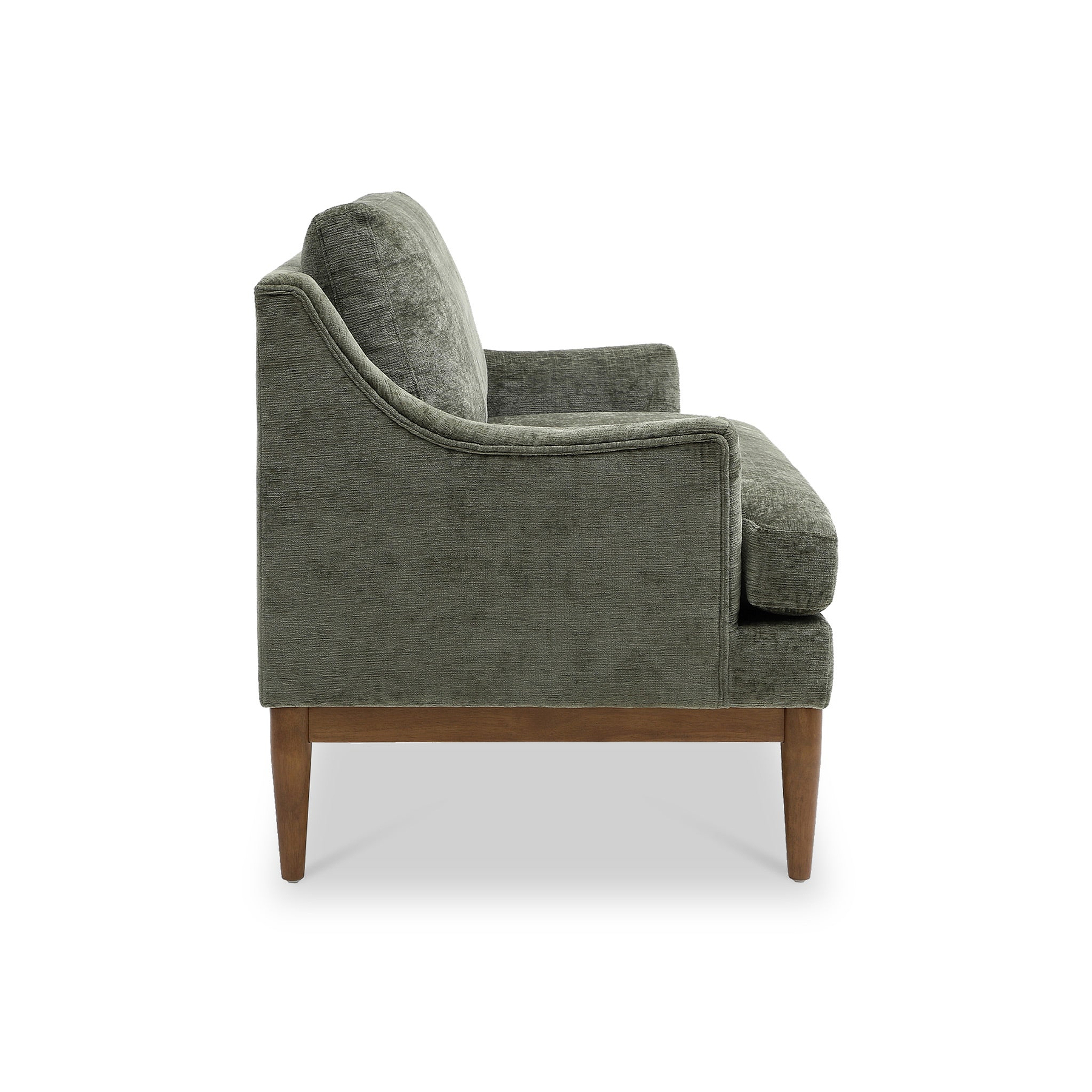 Kendrick Chenille 2 Seater Sofa Olive from Roseland Furniture