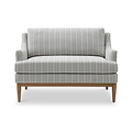 Kendrick Chenille 2 Seater Sofa Stripe from Roseland Furniture