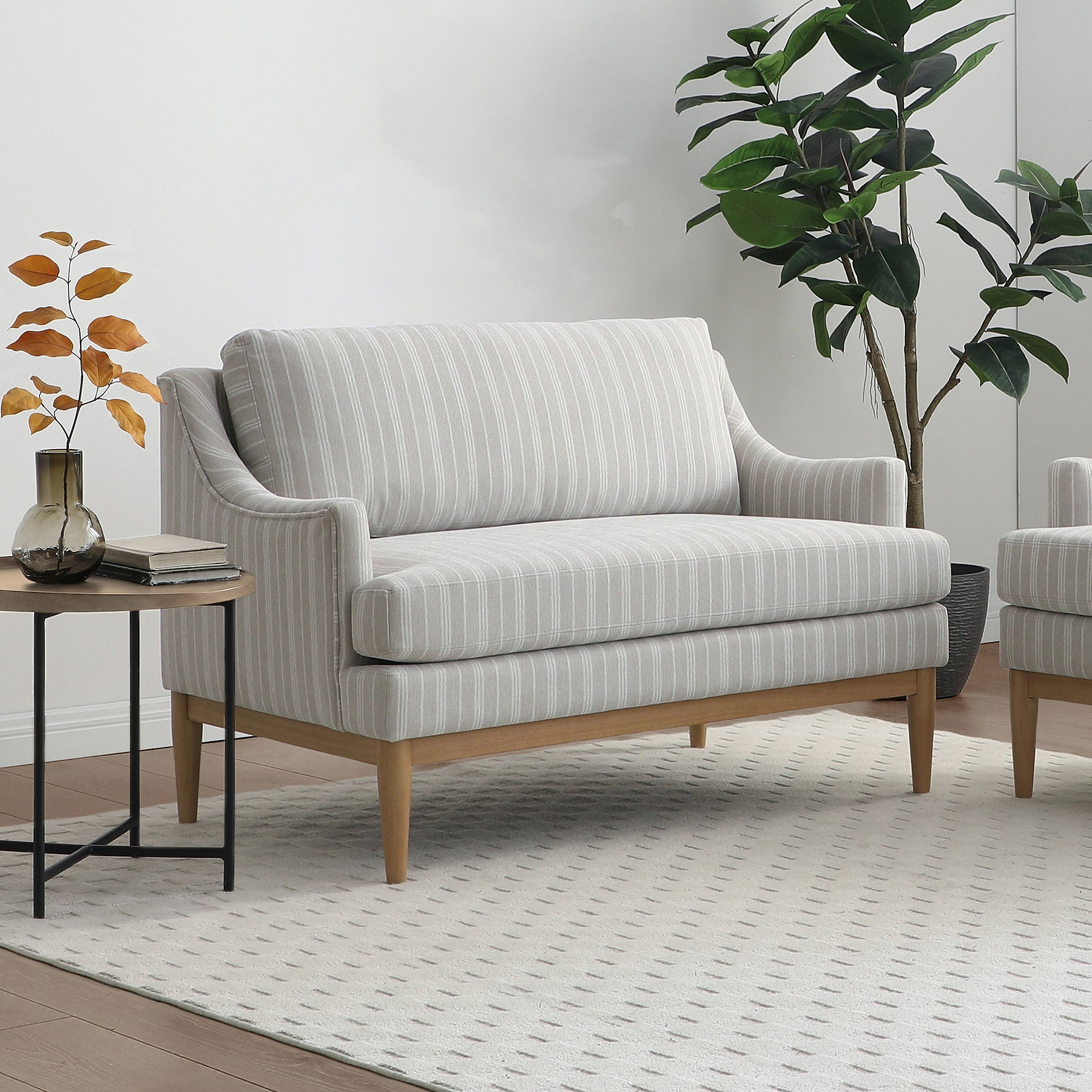 Kendrick Chenille 2 Seater Sofa Stripe from Roseland Furniture