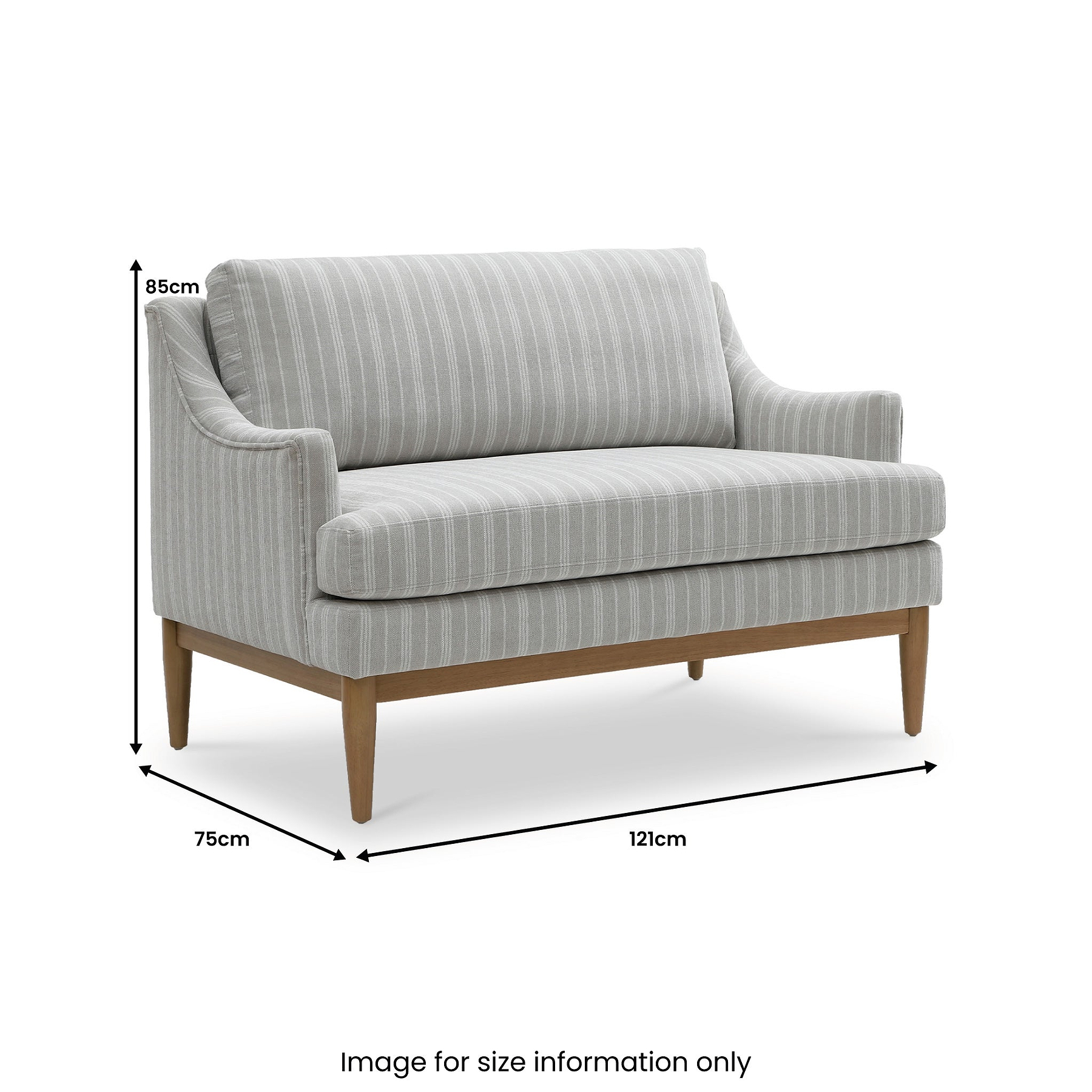 Kendrick Chenille 2 Seater Sofa Stripe from Roseland Furniture