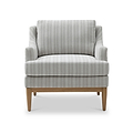 Kendrick Chenille Chair Stripe from Roseland Furniture