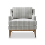 Kendrick Chenille Chair Stripe from Roseland Furniture
