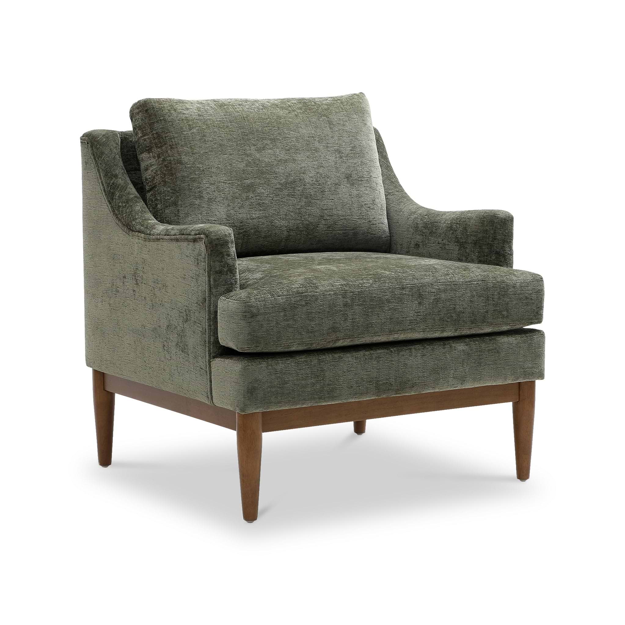 Kendrick Chenille Chair Olive from Roseland Furniture