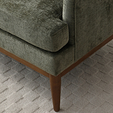 Kendrick Chenille Chair Olive from Roseland Furniture