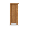 Zelah Oak Small Sideboard with Baskets from Roseland Furniture