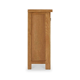 Zelah Oak Small Sideboard with Baskets from Roseland Furniture