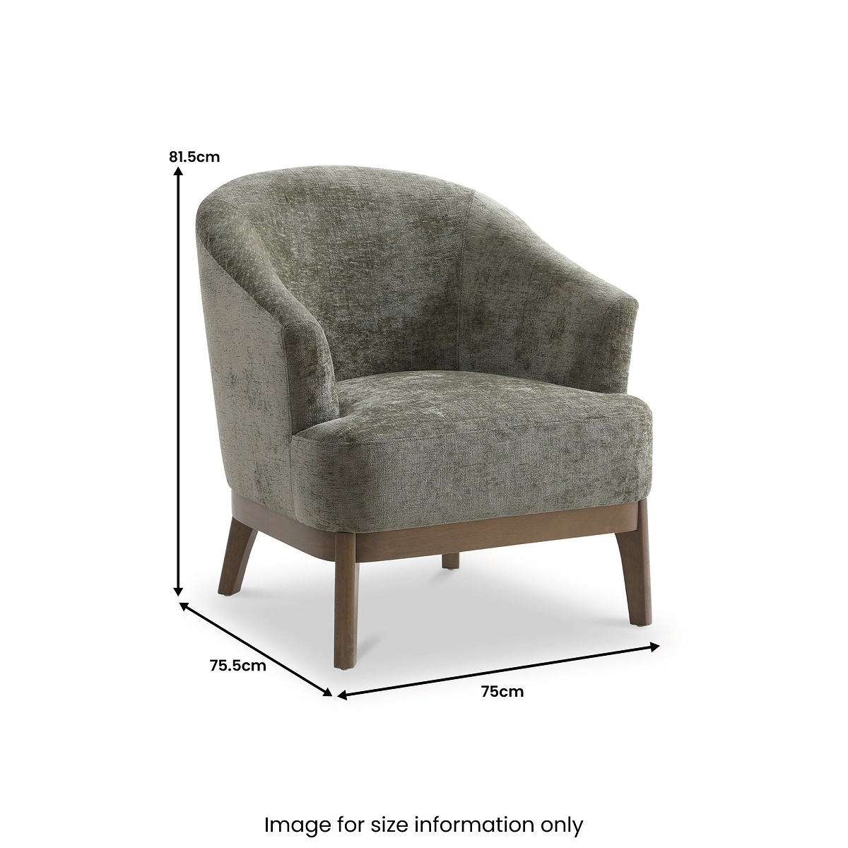 Calloway Soft Chenille Accent Chair from Roseland Furniture