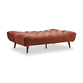 Wallace Plush Chenille Sofabed Terracotta from Roseland Furniture
