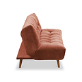 Wallace Plush Chenille Sofabed Terracotta from Roseland Furniture
