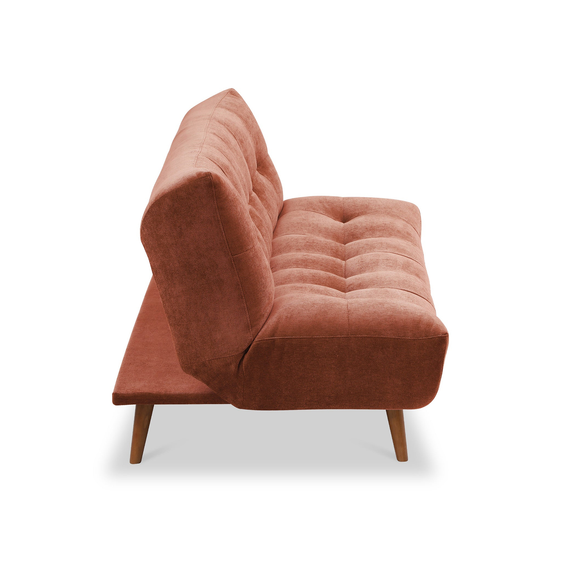 Wallace Plush Chenille Sofabed Terracotta from Roseland Furniture