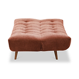 Wallace Plush Chenille Sofabed Terracotta from Roseland Furniture