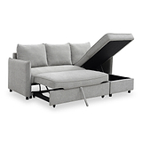 Keya Boucle Pop Up Chaise Sofa Bed from Roseland Furniture