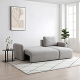 Marla Soft Boucle Chaise Sofabed from Roseland Furniture