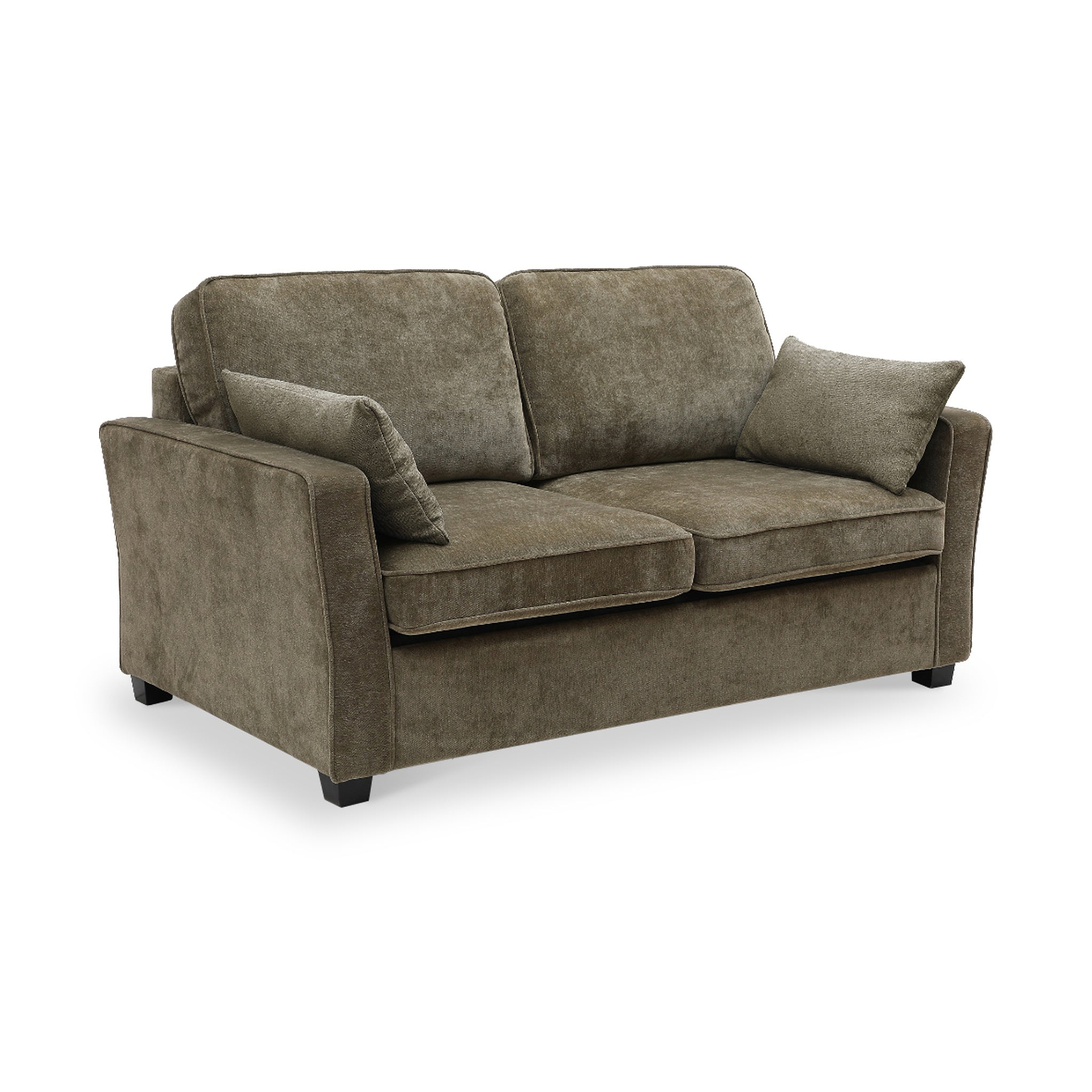 Westcott 2 Seater Sofa Bed w Pocket Mattress Olive from Roseland Furniture