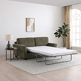 Westcott 2 Seater Sofa Bed w Pocket Mattress Olive from Roseland Furniture