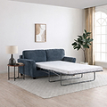 Westcott 2 Seater Sofa Bed w Pocket Mattress Navy from Roseland Furniture