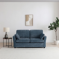 Westcott 2 Seater Sofa Bed w Pocket Mattress Navy from Roseland Furniture
