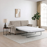 Blythe Natural 2 Seater Sofa Bed With Foam Mattress from Roseland Furniture