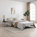 Blythe 2 Seater Sofa Bed W Pocket Mattress Natural from Roseland Furniture