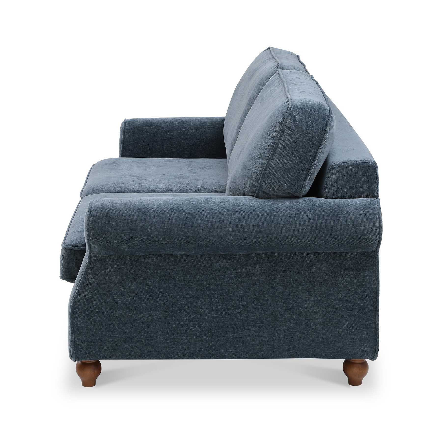 Blythe Navy 2 Seater Sofa Bed With Foam Mattress from Roseland Furniture