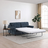 Blythe 2 Seater Sofa Bed w Pocket Mattress Navy from Roseland Furniture
