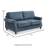 Blythe 2 Seater Sofa Navy from Roseland Furniture