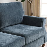 Blythe 2 Seater Sofa Navy from Roseland Furniture